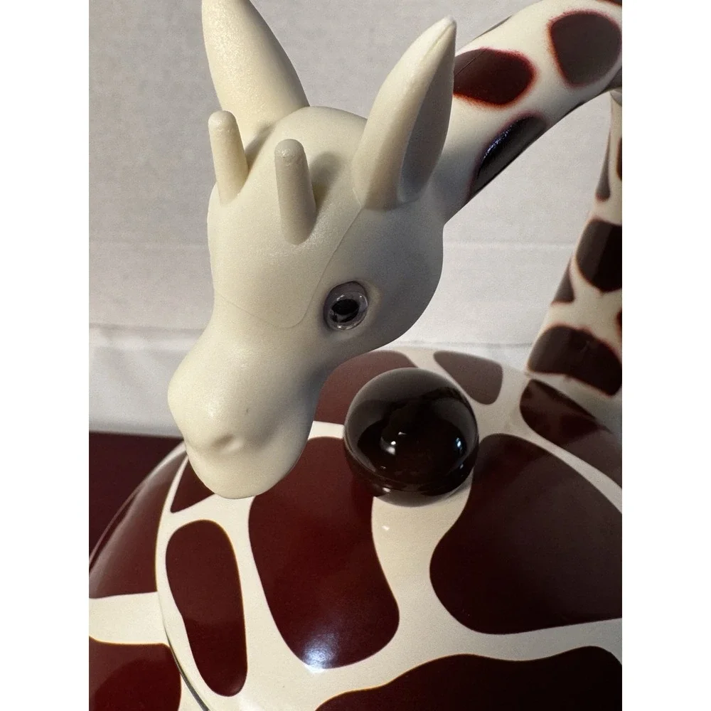 Supreme Housewares Giraffe Whistling  Enamel On Steel Teapot Tea Kettle
